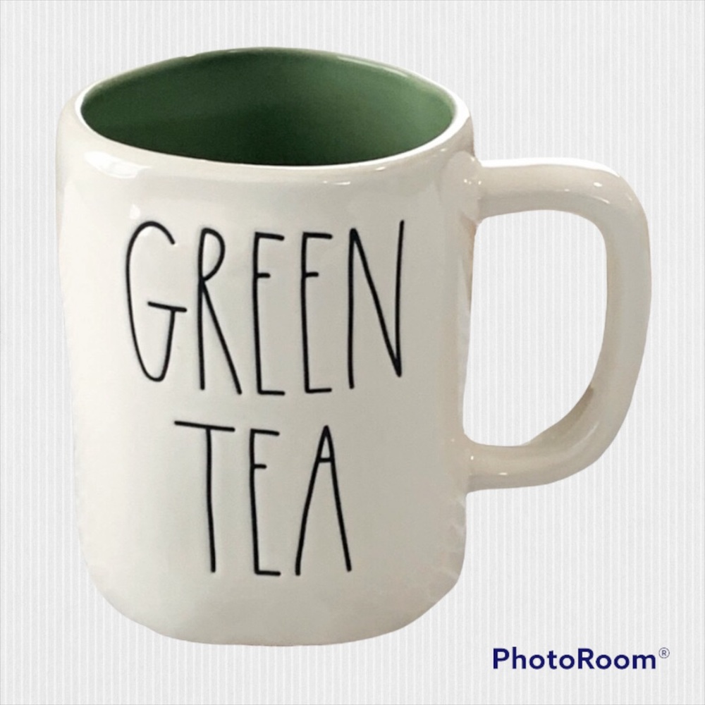 Rae Dunn GREEN TEA mug